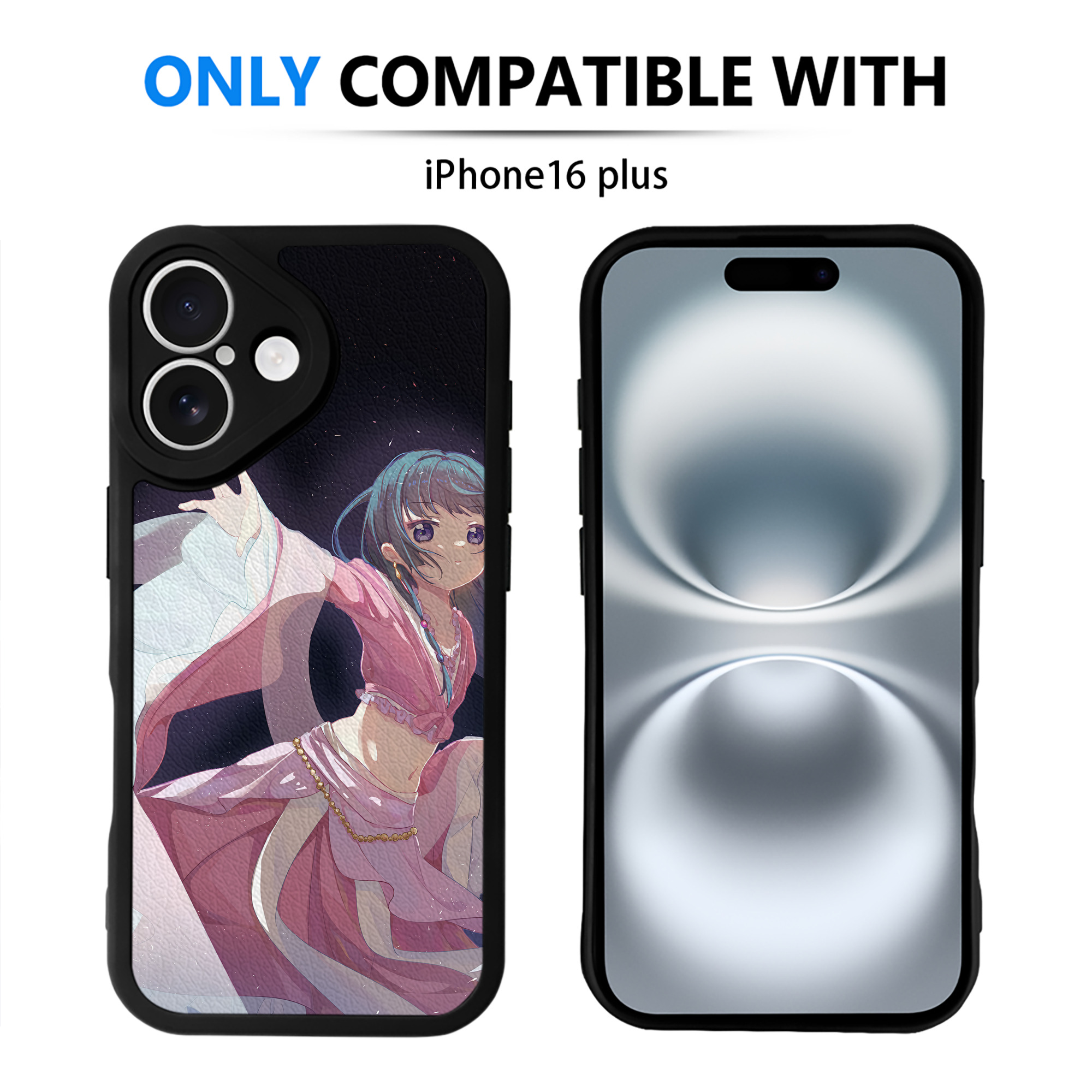（画像用） 薬屋のひとりごと The Apothecary Diaries 【iPhone 16シリーズ対応】シリコンスマホケース（レザー調） 材質：シリコン